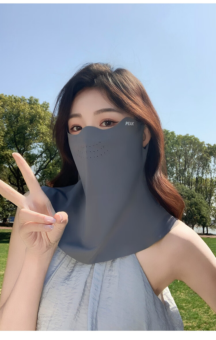 Peak Sun Protection Face Mask Hooded Ear-Hanging Outdoor Fishing Cycling Windproof Breathable UV Protection Eye Neck Face Bikini 19