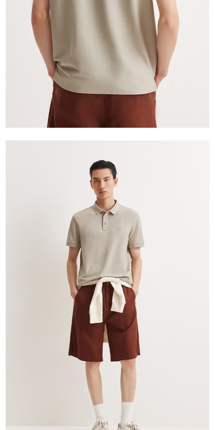 JACK&JONES Men's Polo Shirt Cool Touch Simple Embroidery Slim Fit Multi-Color Short Sleeve Collared Top 226106018 22