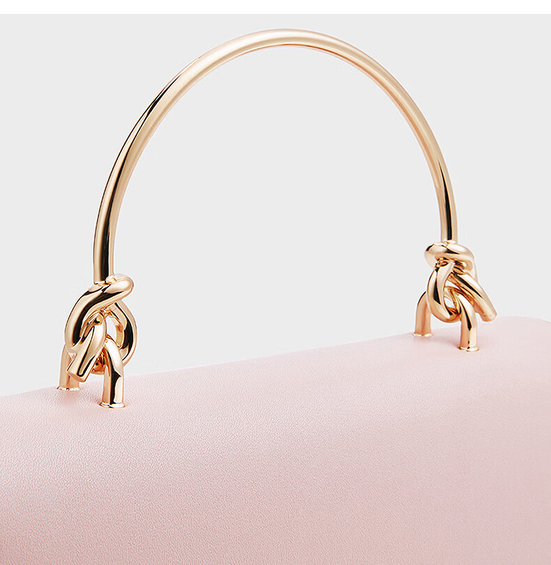 CHARLES&KEITH Textured Handbag, Chain Strap Crossbody Shoulder Bag, Women's Small Square Purse, Birthday Gift, CK6-10840559 37