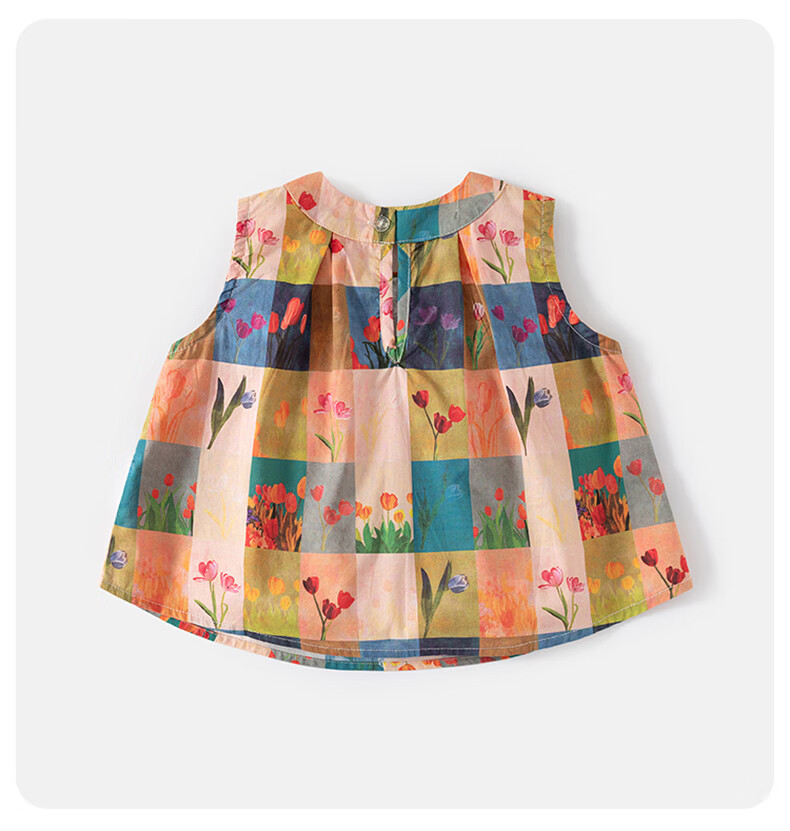 Banxidi Girls Summer Outfit 2026 New Stylish Sleeveless Top and Lightweight Pants Kids Clothing 17