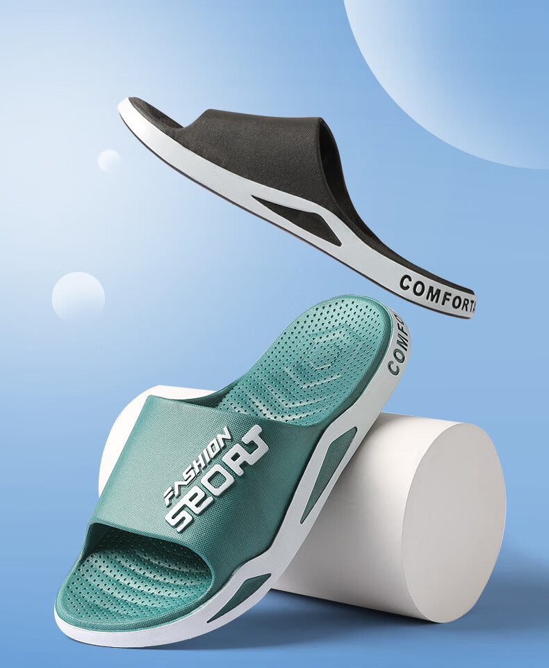 TZLDN Men's Summer Outdoor Durable Indoor Home 2026 New Bath Non-Slip Sports Slippers for Men 5
