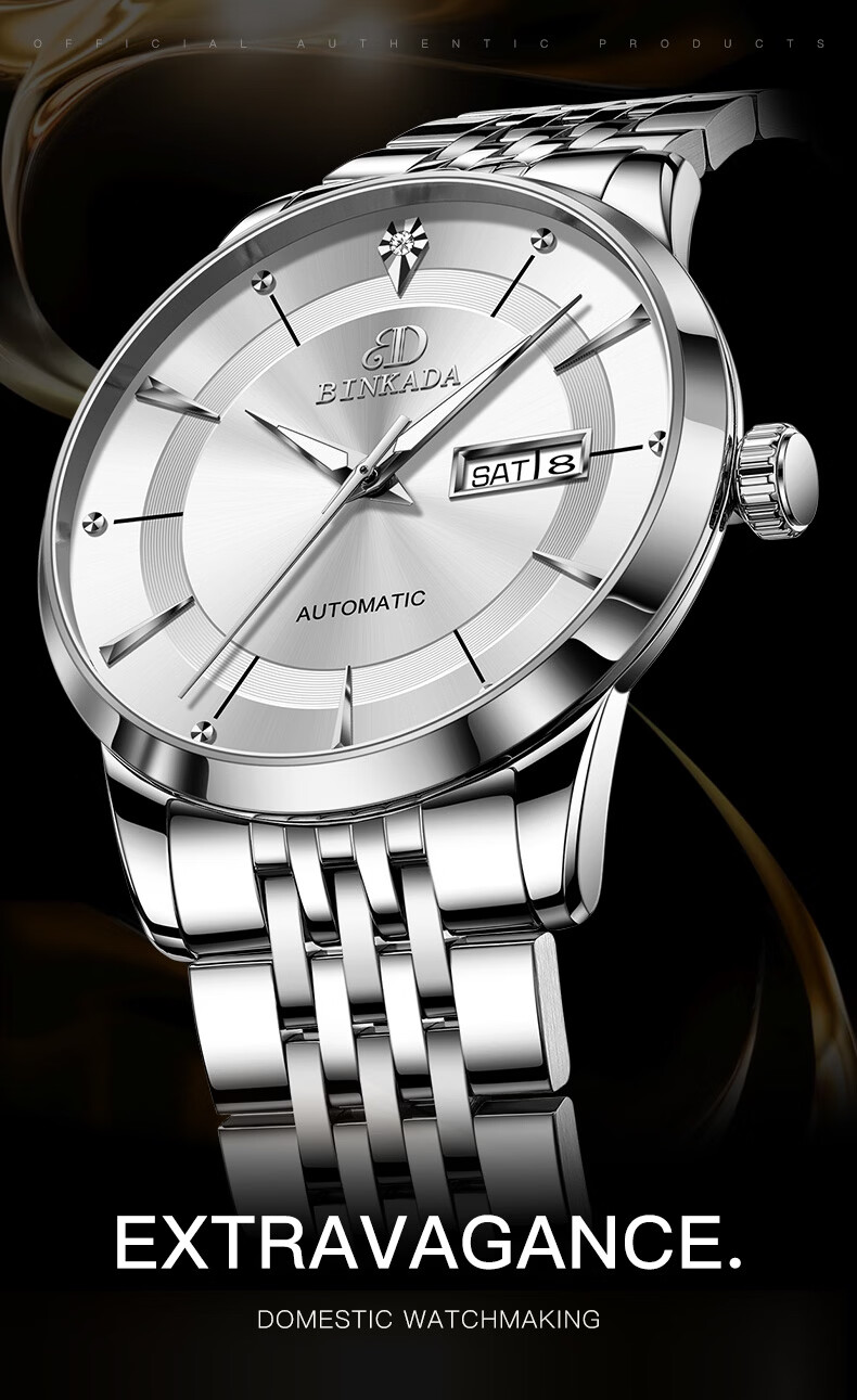 BINKADA Master Series Men's Automatic Mechanical Watch Top 10 Brand 2026 New Qixi Festival Gift 1