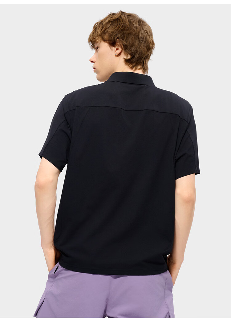 FILA FUSION Men's Knitted Short Sleeve Polo Shirt 2026 Summer Quick-Dry Sun Protection Top 5
