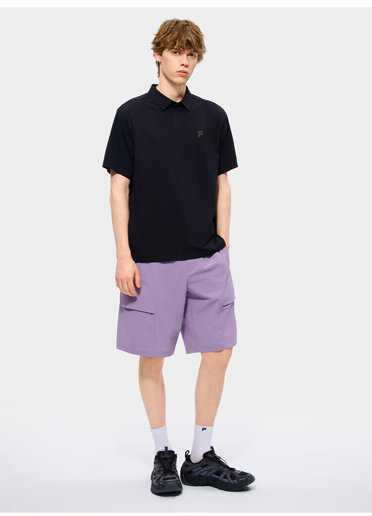 FILA FUSION Men's Knitted Short Sleeve Polo Shirt 2026 Summer Quick-Dry Sun Protection Top 7