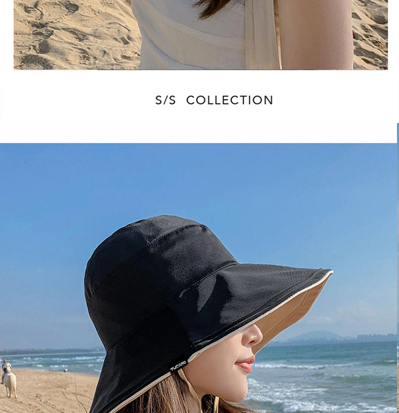 TUCANO Women's Summer Sun Protection Hat Wide Brim Outdoor UV Protection Foldable Reversible Fisherman Hat 15