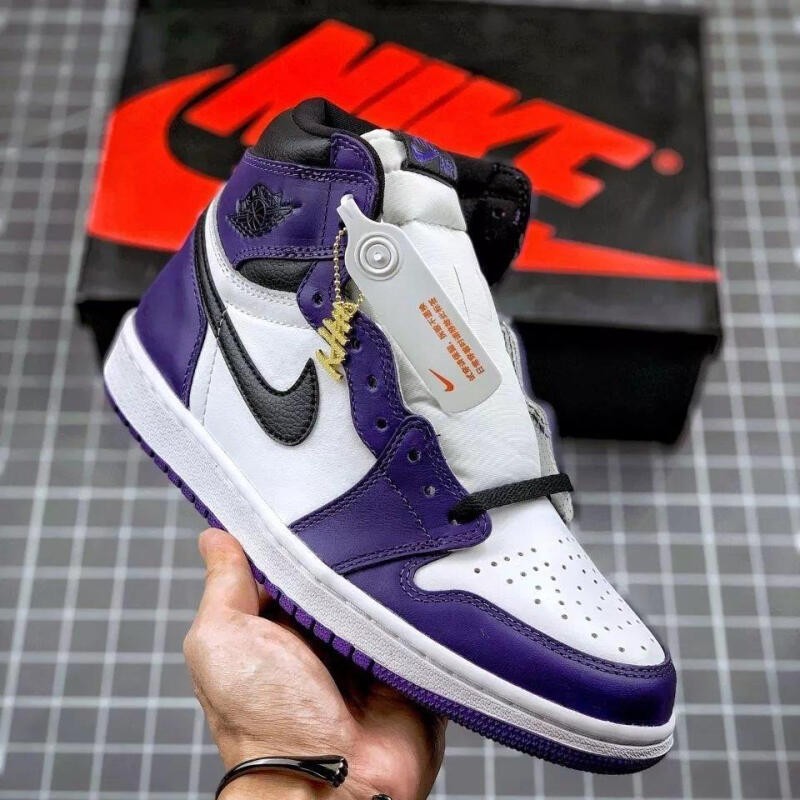 【官方旗舰】aj男女鞋airhighog紫葡萄白紫脚趾男运动休闲百搭防滑