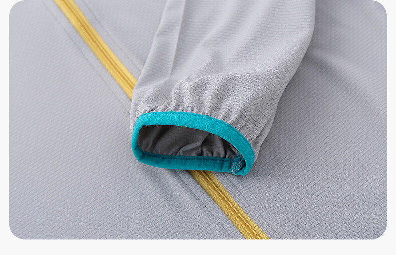 Dudu Kids [UPF50+] Baby Sun Protection Jacket Summer Boys Girls Skin Jacket Fashionable Children's Summer Wear Gray 110 17