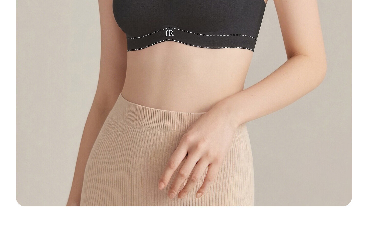 Helena French Style Sexy Minimizing Push-Up Bra for Women, Side Support, Seamless, Nude Pink, Size M 30