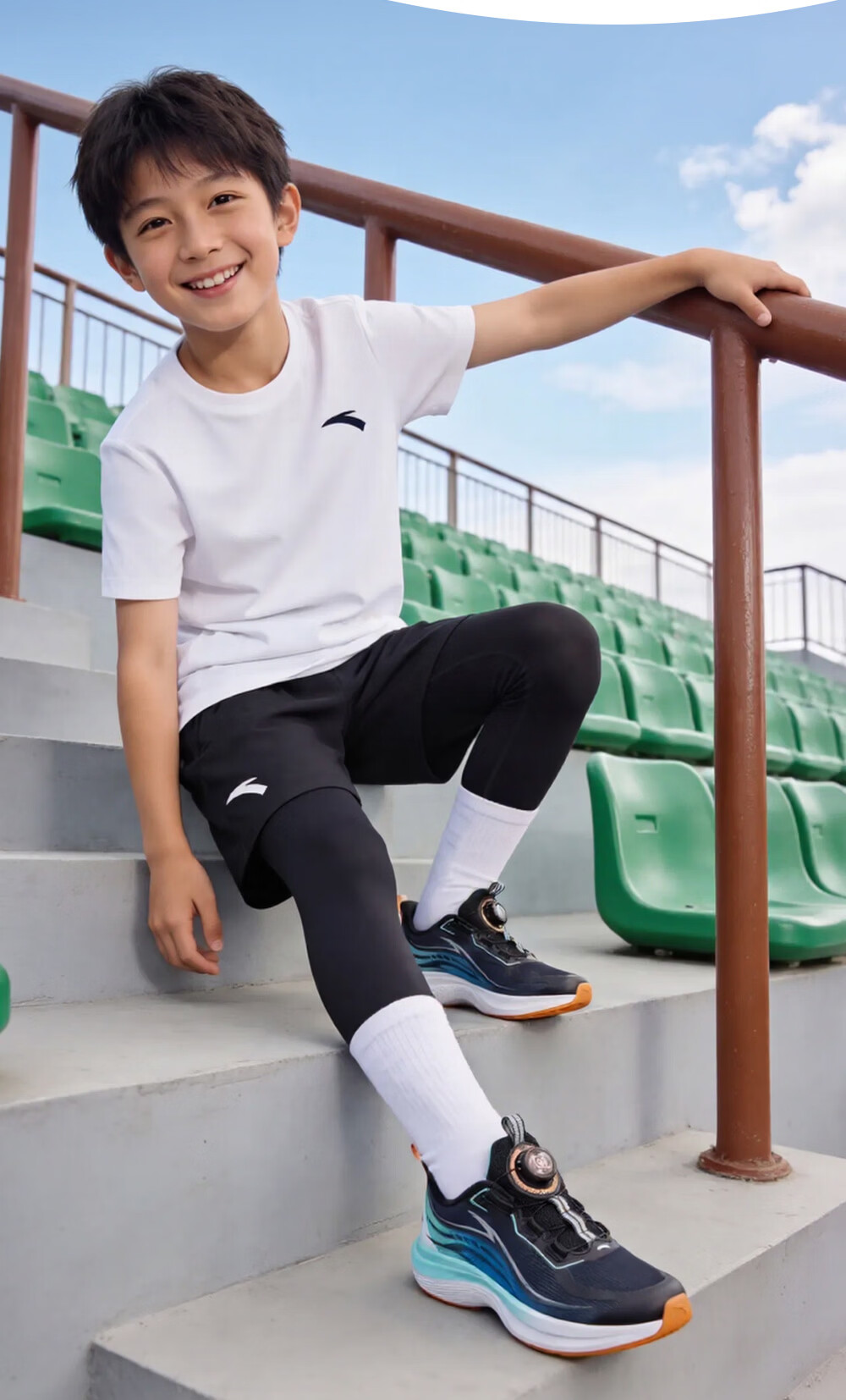 Anta Kids Boys Girls Big Children Running Shoes Hydrogen Run Summer Breathable Lightweight Sports Sneakers 312525508 9
