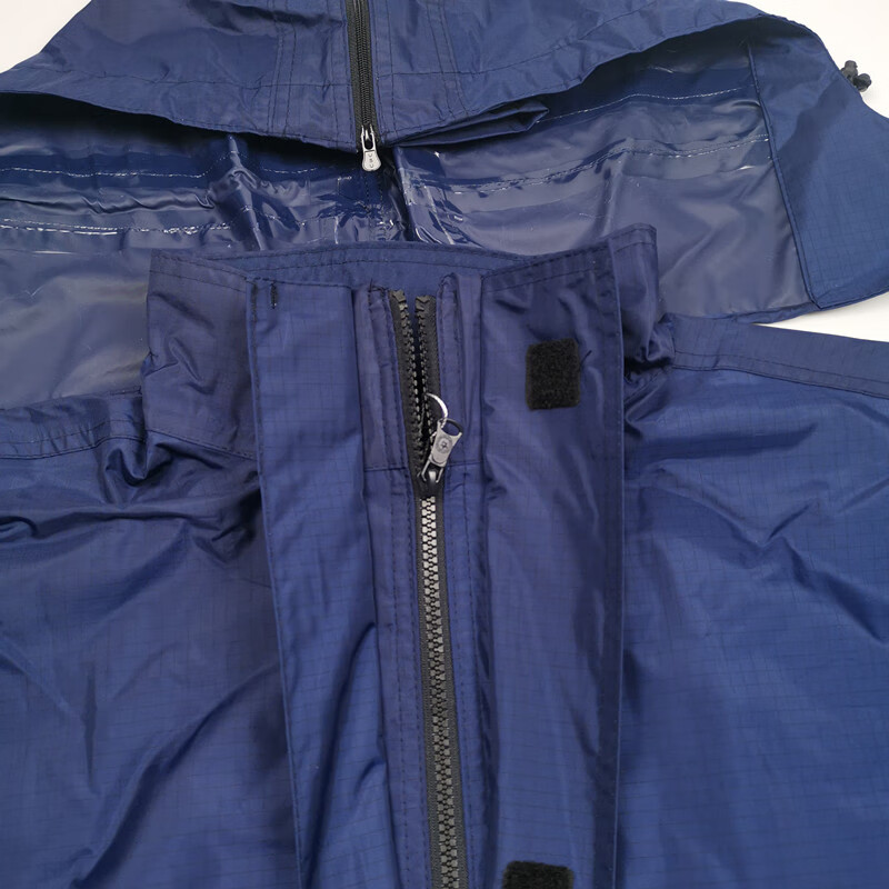 消防专用雨衣消防连体雨衣蓝色森林救援备勤长款雨披抗洪救灾火焰蓝