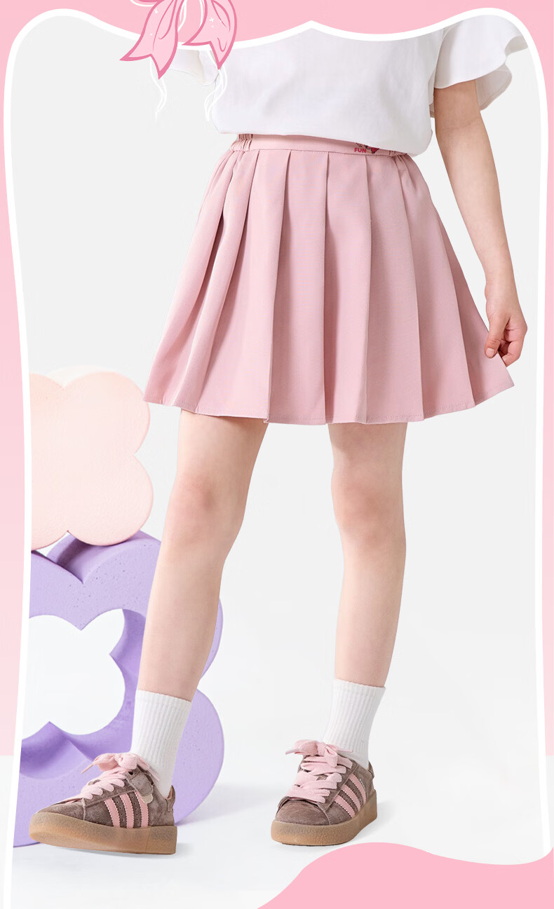 My Little Pony Girls Summer Dress 2026 New Stylish Pleated Slim A-Line Princess Dress White 150 2