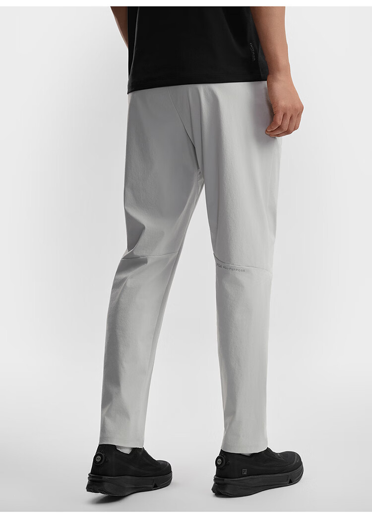 FILA Official Agile Woven Men's Pants 2026 Summer Running Fitness Basic Straight-Leg Trousers 13