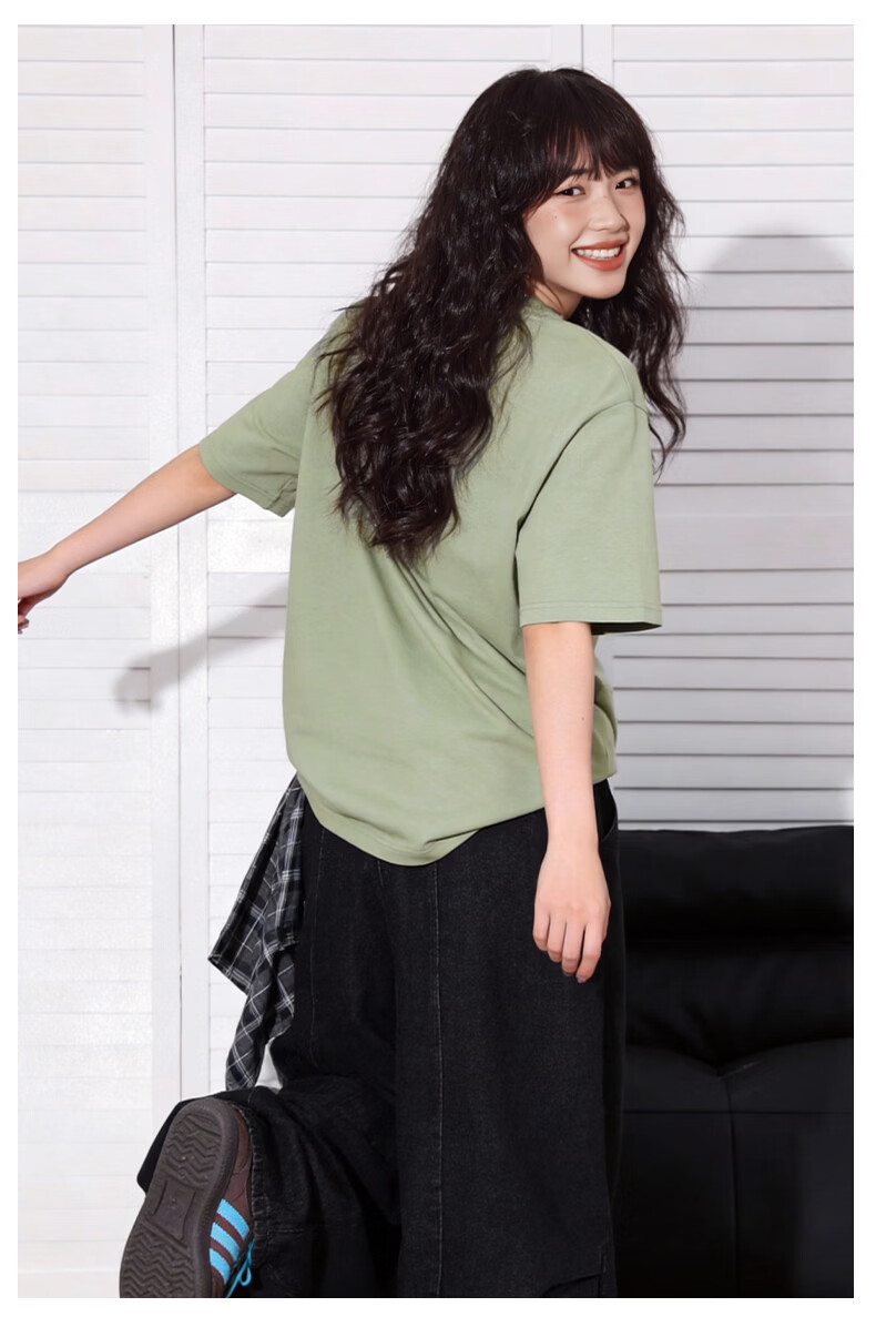 TonLion Women's Summer New Pure Cotton Short Sleeve Loose T-Shirt Cartoon Design Trendy High-Quality Half Sleeve Top 6
