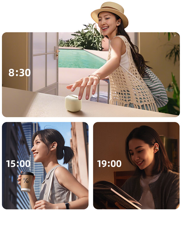 Linklike Ergonomic Certified Bluetooth Ear Clip-On Earphones 2026 Latest Model for Women Comfortable Long Wear Running 7