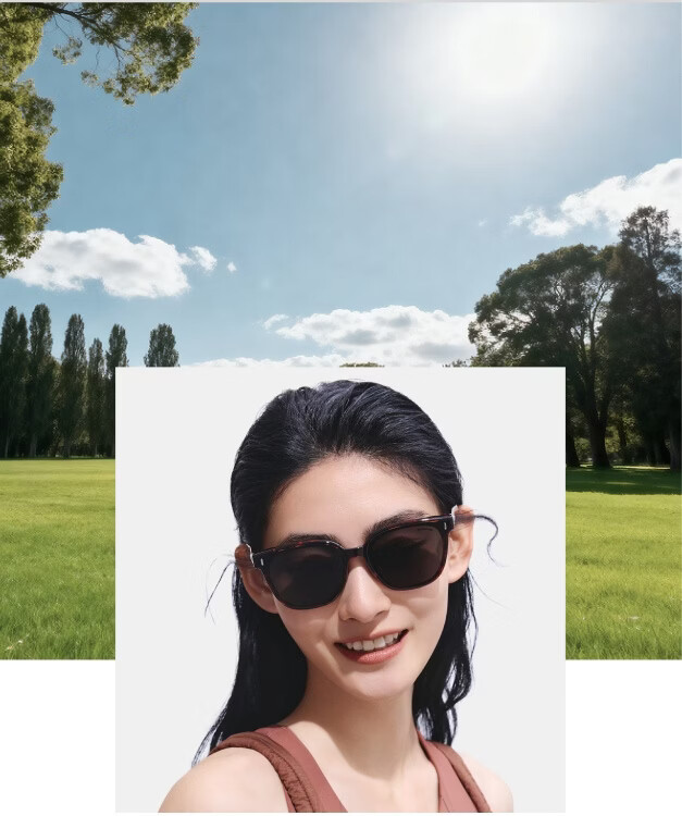 Beneunder Sunglasses Square Round Frame Unisex New Driving Outdoor Travel HD Folding Sunglasses FD026 9