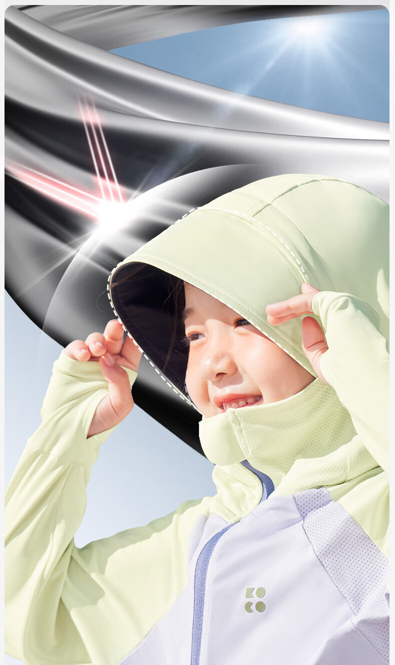 Kocotree KK Tree Kids UV Protection Jacket Original Yarn Anti-UV Lightweight Boys Girls Spring Summer Parent-Child Coat 14