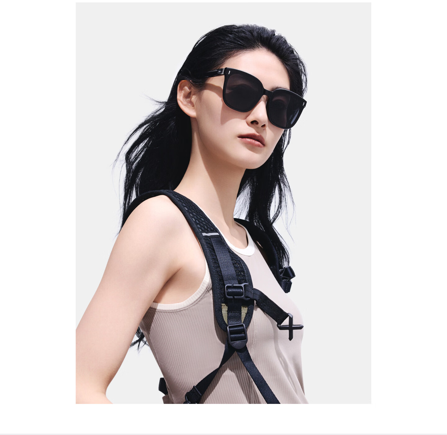 Banana Under Sunglasses Large Square Round Frame Unisex New Driving Outdoor Travel HD Folding Sunglasses FD025 14
