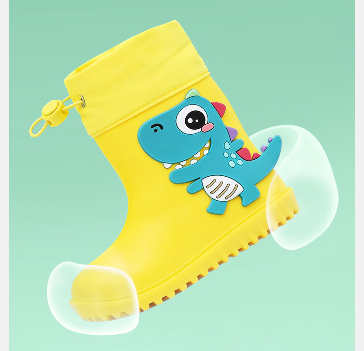Sweet Baby Kids Waterproof Non-Slip Rain Boots for Toddlers Boys and Girls Durable School Water Shoes 16