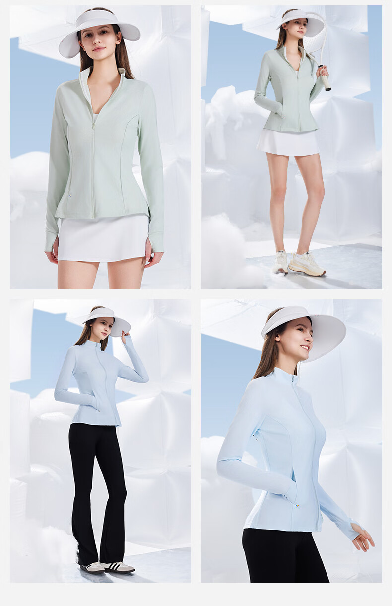 SUPIELD Women's Slim Fit Stand Collar Sun Protection Jacket Full Spectrum UPF600 Waist Slimming Summer Sunblock Shirt 11
