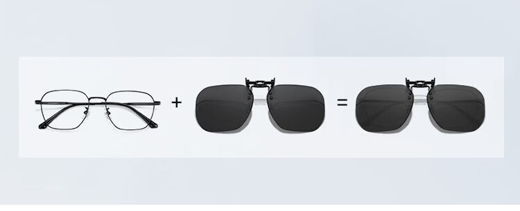 Hieyes Clip-On Polarized Sunglasses for Men, UV Protection, Compatible with Prescription Glasses, Ideal for Driving and Fishing 3
