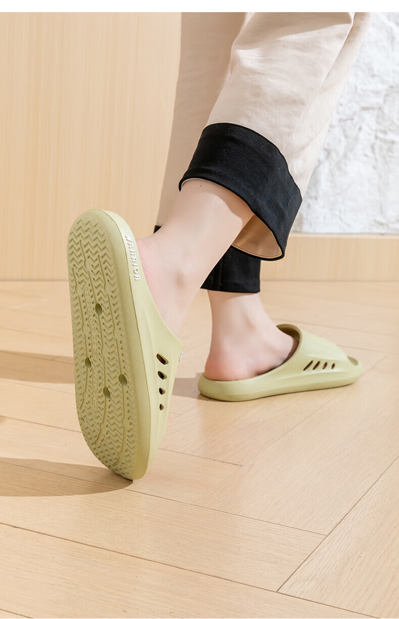 Warrior Women's Sports Slippers Summer New Home Bathroom Shower Non-Slip Quick-Dry Cool Slippers 0387 Purple 11