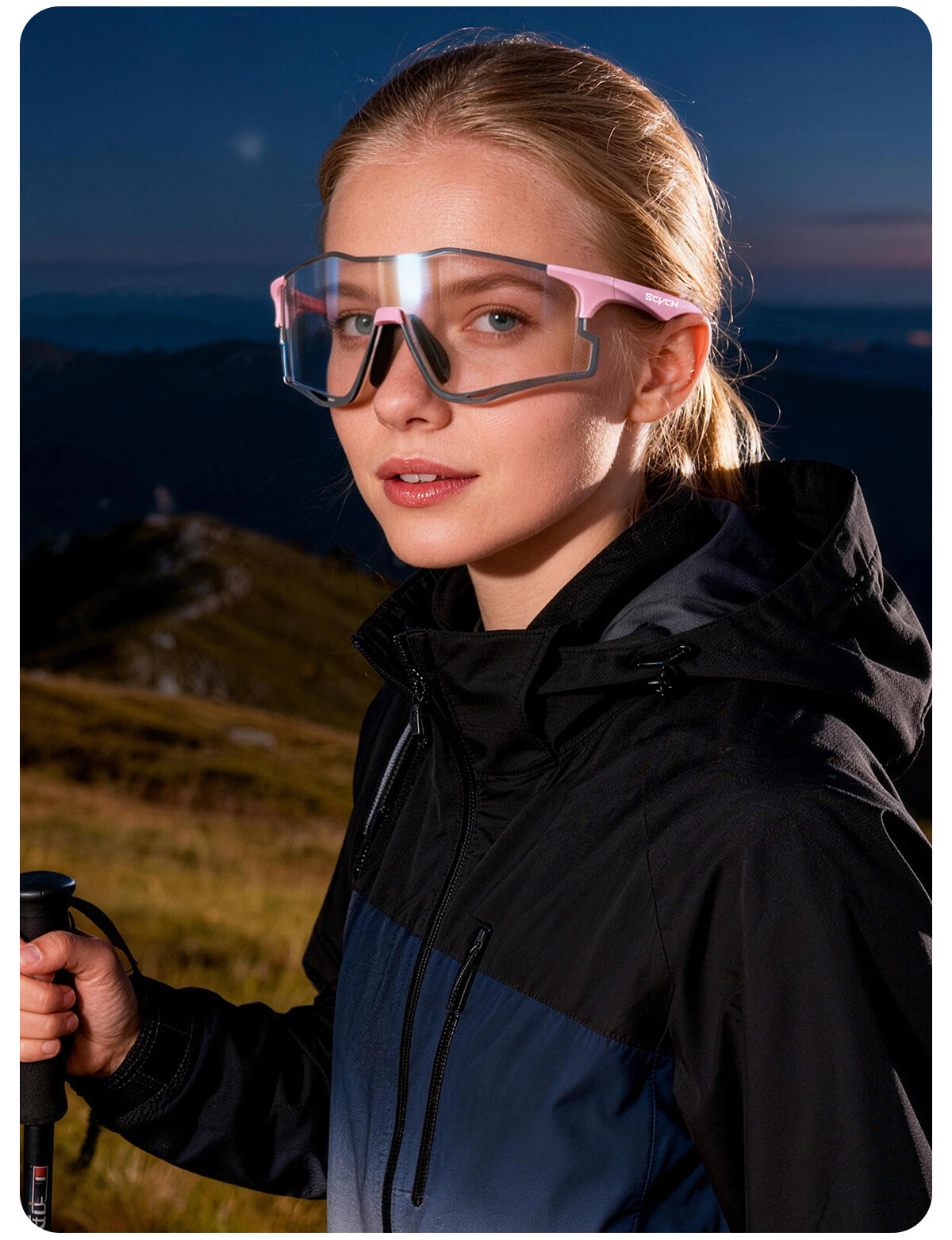 SCVCN Colorful Running Glasses Marathon Outdoor Sports Anti-Glare Windproof Sunglasses Unisex 17