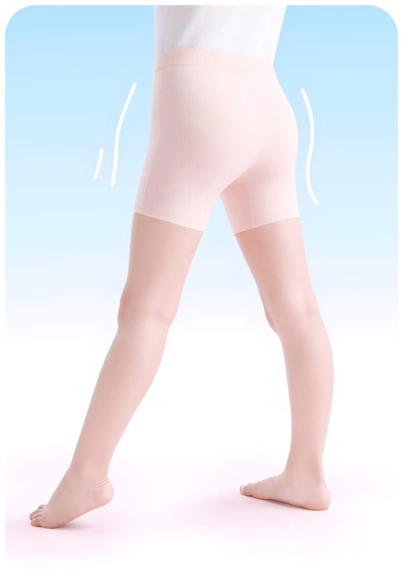 Modal Girls' Safety Shorts Summer Thin Breathable Ice Silk Seamless Children's Underwear Anti-Exposure Two-in-One Bottoming Boxer Shorts 13