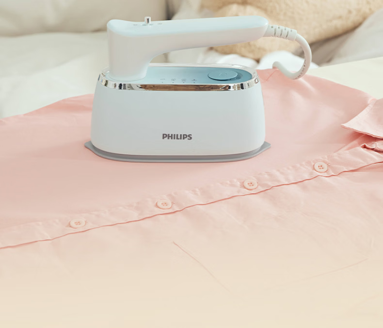 PHILIPS Handheld Compact Iron And Garment Steamer for Home Use, Portable Travel Ironing Machine, Gift, STH3050/30 43