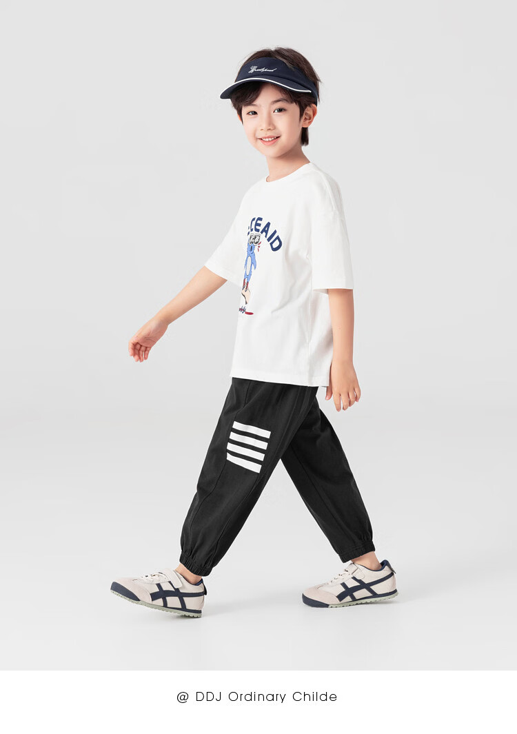 Duoduo Kids Clothing [Soft Elastic Breathable Versatile Cooling] Mosquito-Repellent Pants 2026 Summer Pure Cotton Long Jogger Pants for Children 20