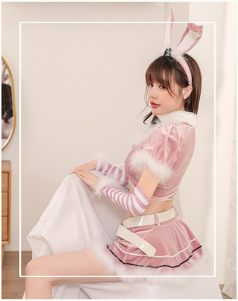 情趣内衣女圣诞装女圣诞套装万圣节cos制服兔女郎日本圣诞节服性感