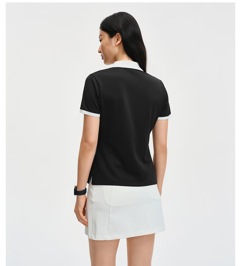 Biyinlefen [Sun Protection Moisture-Wicking Quick-Dry] 2026 Spring Summer New Women's Casual Outdoor Seagull Collar Short Sleeve Polo Shirt 7
