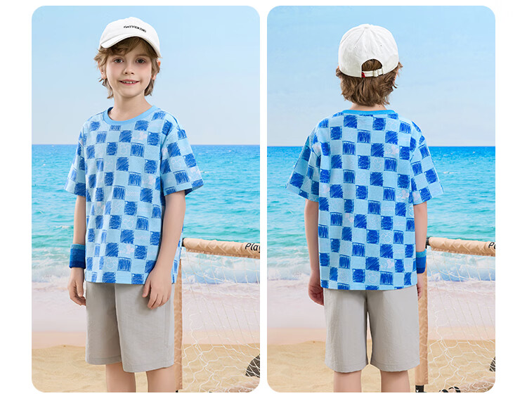 Disney Boys' Casual Short Sleeve T-Shirt and Shorts Set, Off-White, Size 110 20