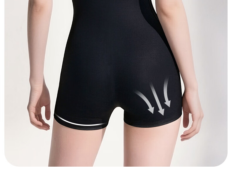 LI-NING Women's Premium Racing Swimsuit Professional Conservative Swimwear with Swim Cap Set 11