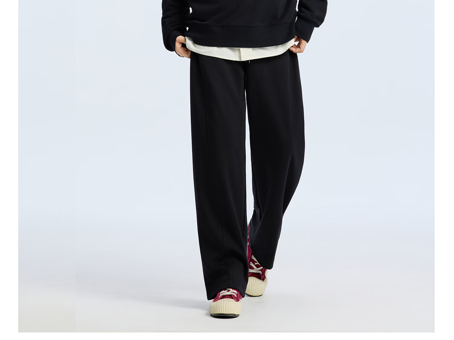 Metersbonwe Men's Hoodie 2026 Spring New Casual Letter Print Long Sleeve Top Ink Black M170/92A 23