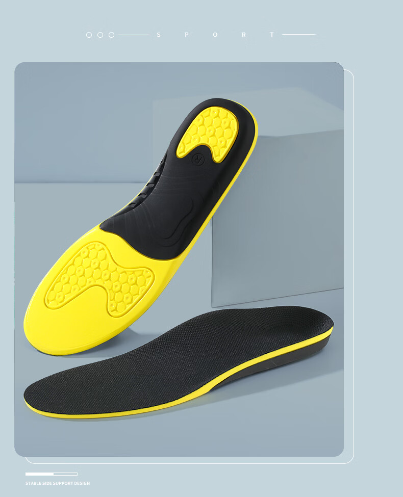 3515 Arch Support Insoles for Men Soft Thickened Anti-Odor Flat Feet Comfortable Sports High Elastic Shock Absorption 14