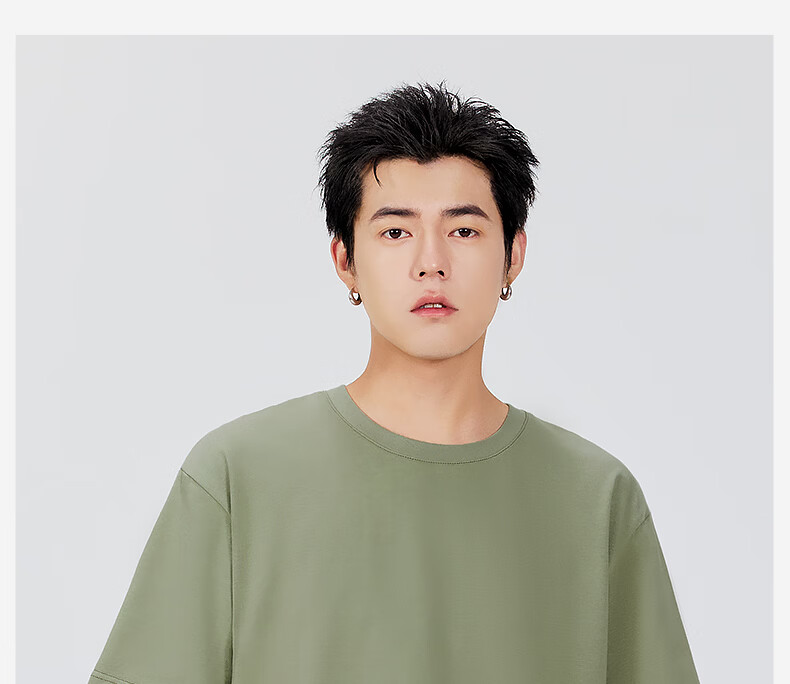 MINISO White Short Sleeve Men's Summer Pure Cotton T-Shirt Solid Basic Unisex Half Sleeve Z White S 16