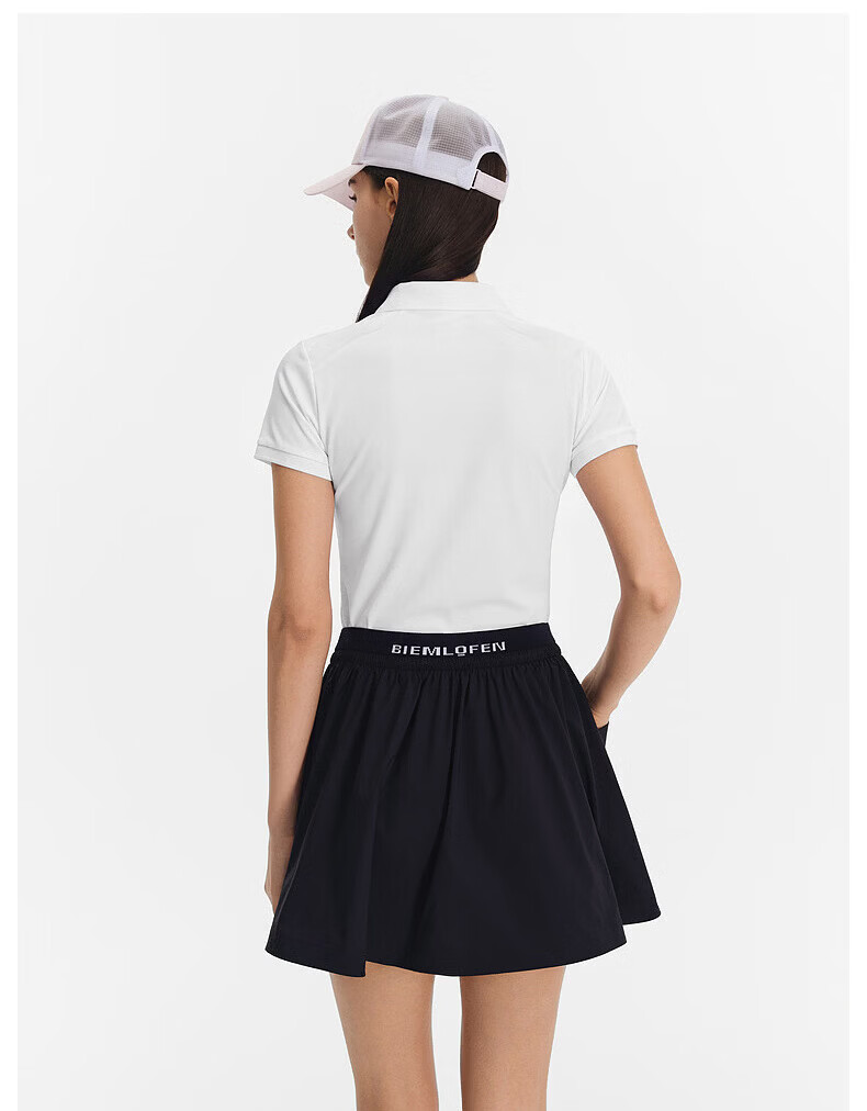Biyinlefen Golf [UPF500+] 2026 Spring New Women's Sports Casual Stretch Comfortable Breathable Sun Protection Short Sleeve Polo Shirt 17