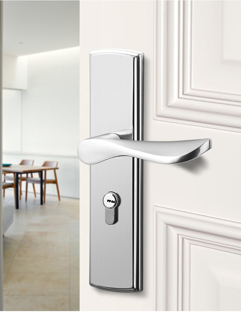 防盗门锁家用通用型卧室房间室内房门木门锁具门把手老式换锁手柄cma