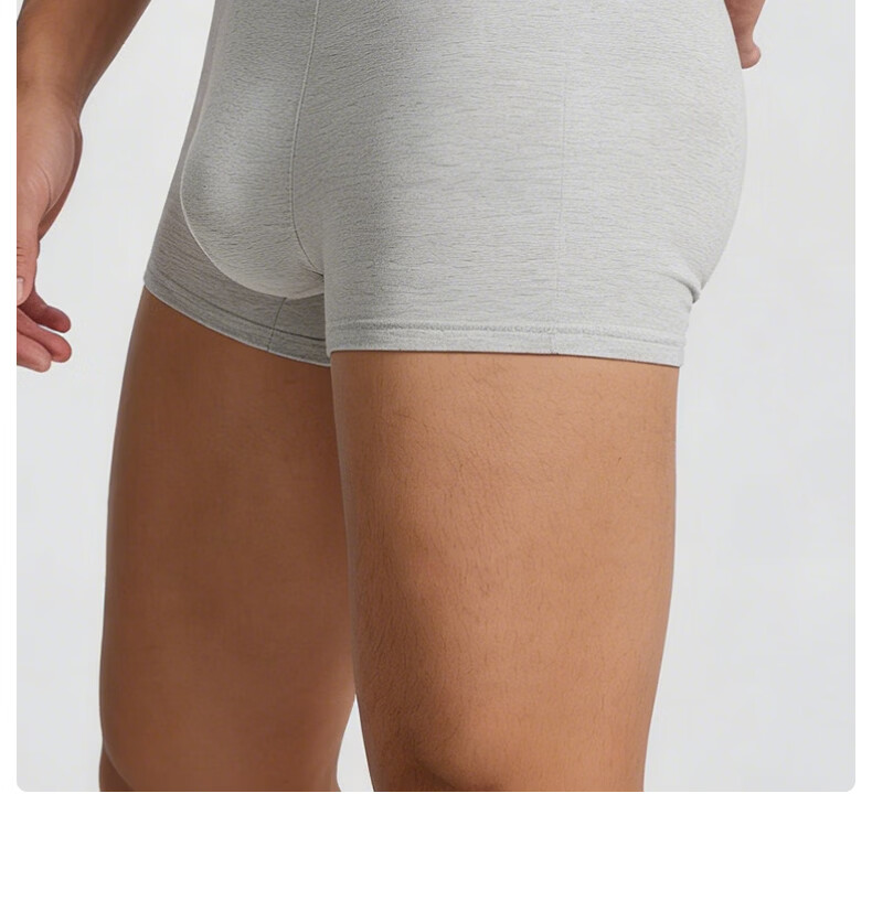 GNJ Men's Disposable Cotton Boxer Briefs Travel Portable EO Sterilized Wash-Free Individually Packaged Business Trip 20