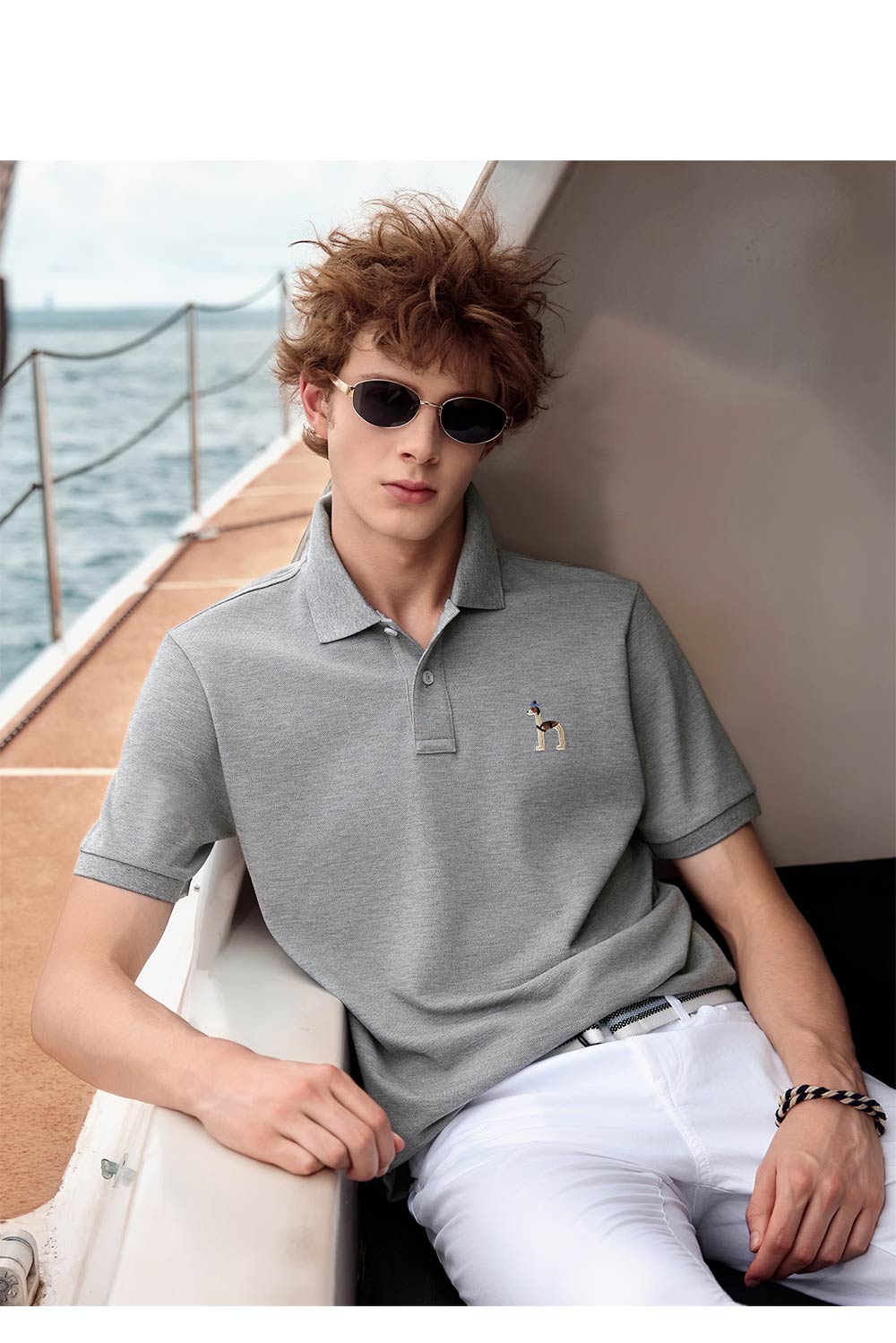 HAZZYS Men's Summer 2026 Short Sleeve Polo Shirt [Cooling/3A Antibacterial/Anti-Mite] 29