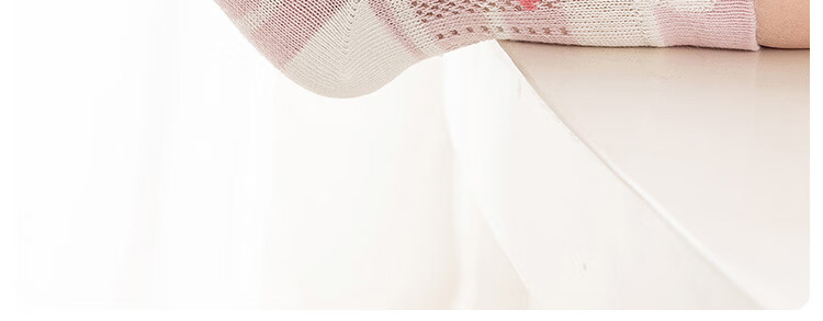 Little Pig Banner Summer Mesh Class A Infant Newborn Non-Binding Chubby Leg Xinjiang Long-Staple Cotton Seamless High Elastic Baby Cotton Socks 11