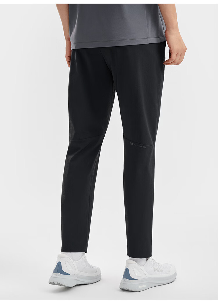 FILA Official Agile Woven Men's Pants 2026 Summer Running Fitness Basic Straight-Leg Trousers 7