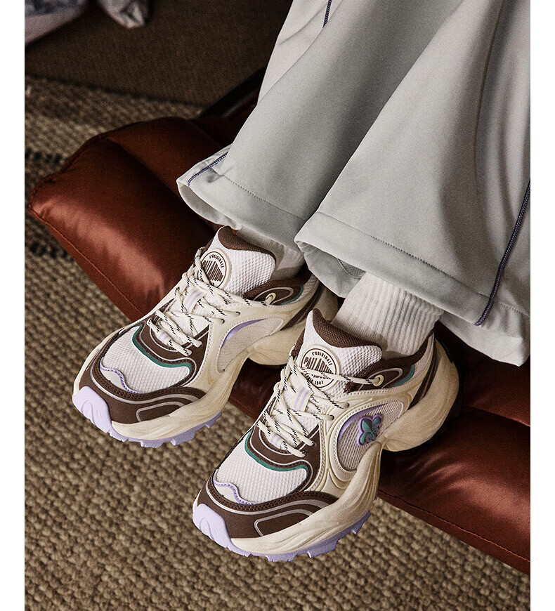 PALLADIUM New Trendy Versatile Dad Sneakers Casual Sports Shoes for Women Breathable Height Increasing White Single Layer Size 35.5 14