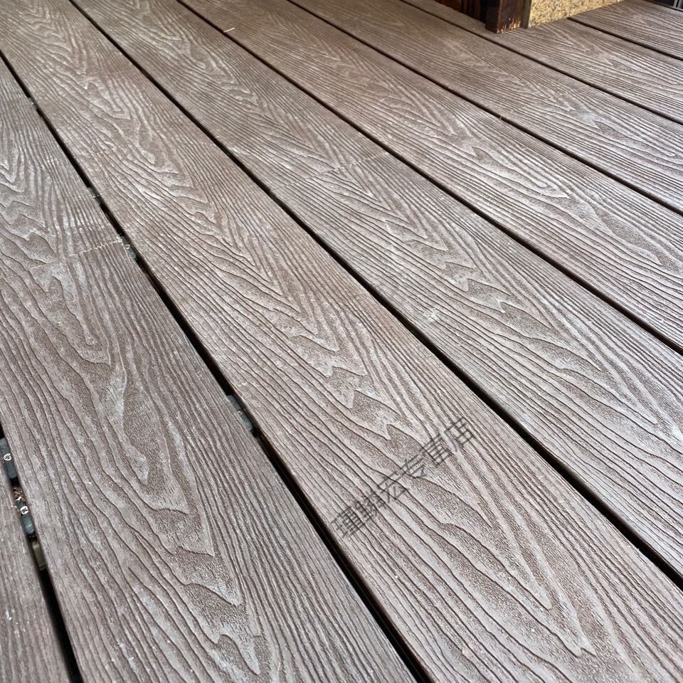 瑾禾 木塑板户外户外长条塑木地板木塑防腐木地板 露台 庭院 公园