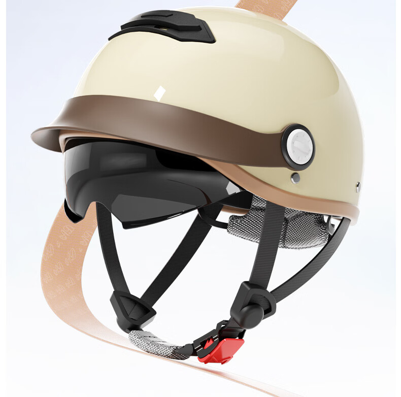 AD New National Standard Class A 3C Certified Electric Vehicle Helmet Unisex Summer Sun Protection Electric Bike Safety Helmet Women's Four-Season Universal Riding Half Helmet Motorcycle Helmet 895 Co 2