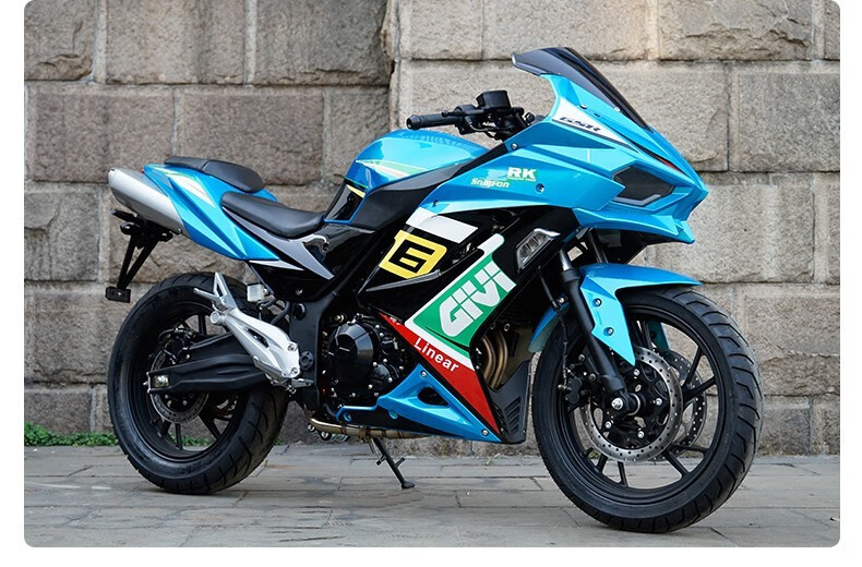 国产h2重型机车摩托车跑车400c国四电喷大排量公路跑车整车可上牌 h2