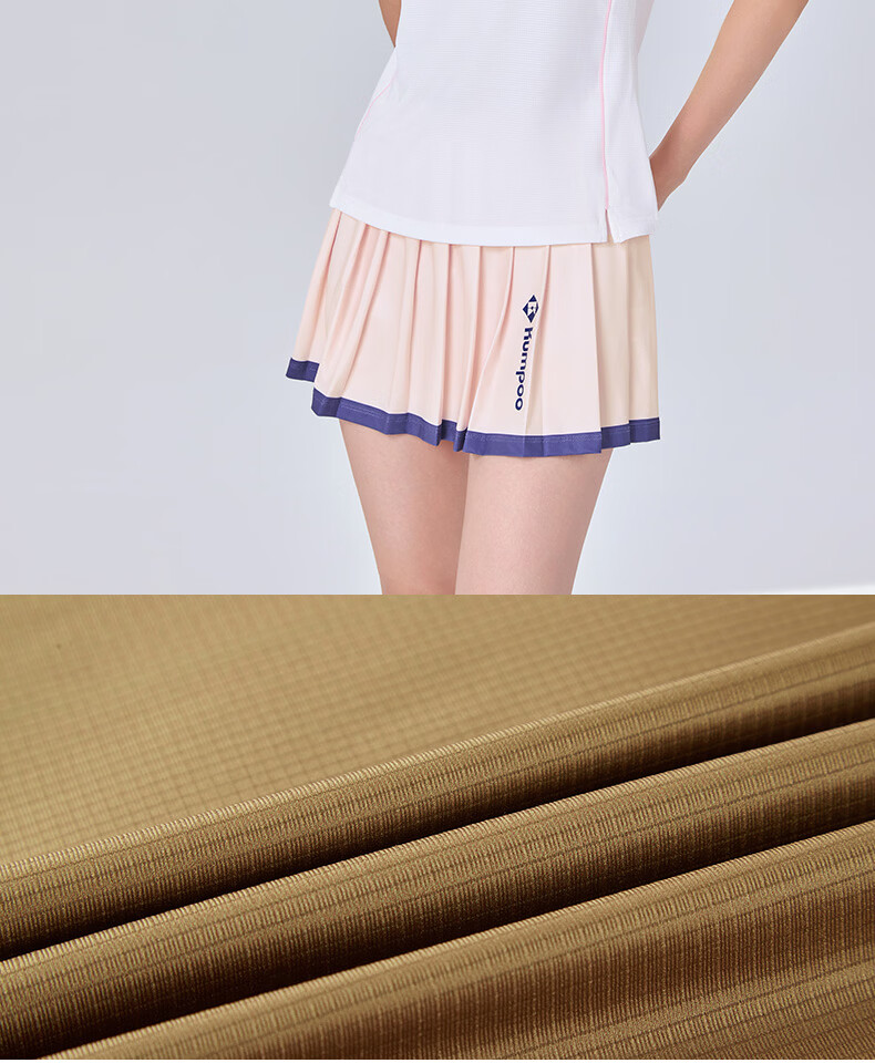 KUMPOO 26th Anniversary New Women's Badminton Short Sleeve Shirt Loose Comfortable Versatile Xunfeng K261W-1730 White S 5