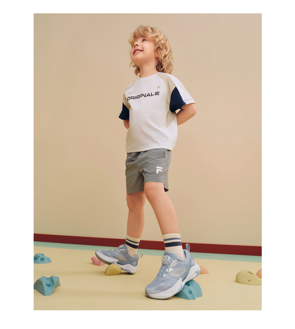 FILA Kids Children's Retro Running Shoes Summer 2026 Unisex Toddler Sneakers 29