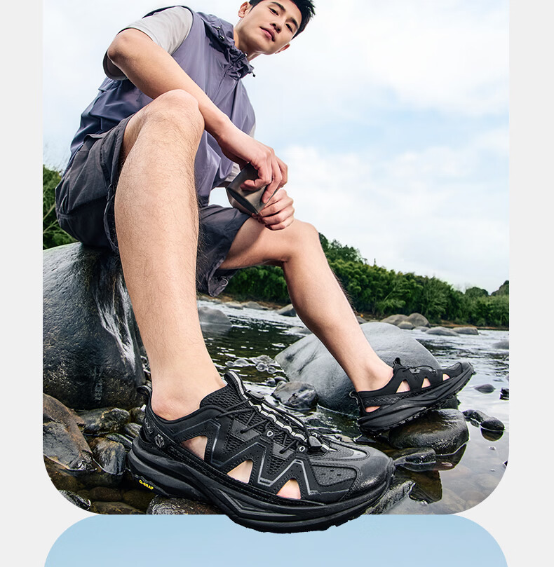 Jordan Men's Summer New Slip-On Water Shoes Lightweight Breathable Outdoor Hollow Casual Sneakers 10