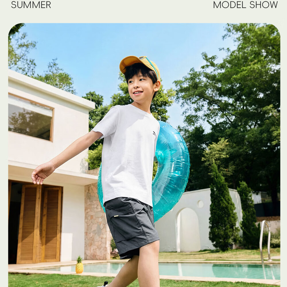 Anta Kids Boys Sandals 2026 Summer Outdoor Breathable Non-slip Water Shoes Frame Shoes A12626976 44